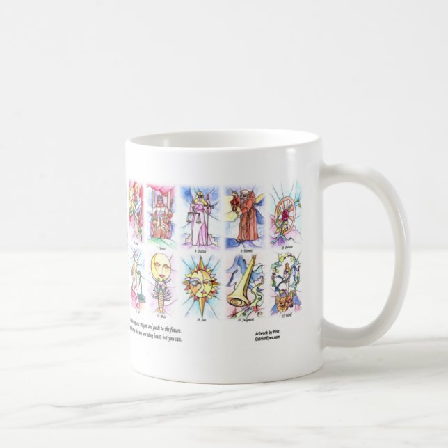Taza De Café Vitral 11x2 de Tarot (Derecha)