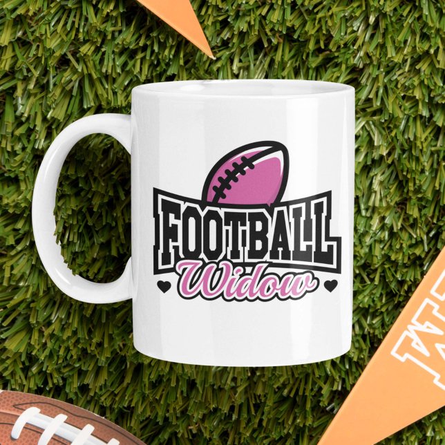 Taza De Café Viuda de fútbol (Football Widow Mug)