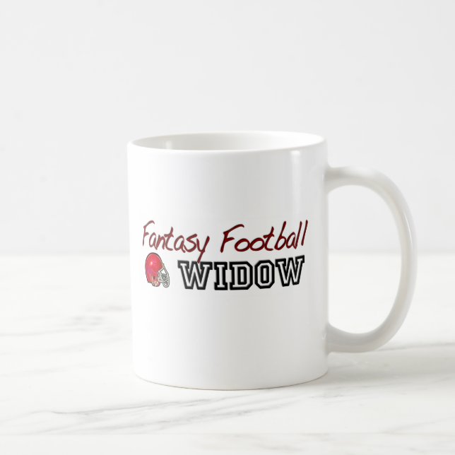 Taza De Café Viuda del fútbol de la fantasía (Derecha)