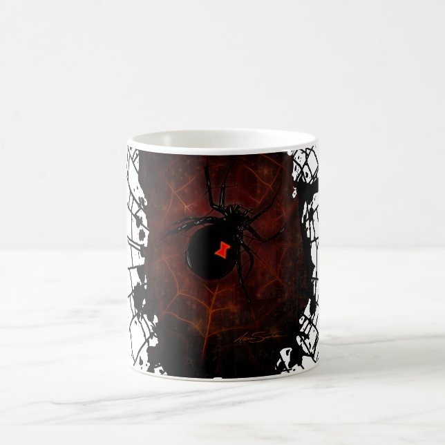 Taza De Café Viuda negra (diseño de firma) (Centro)