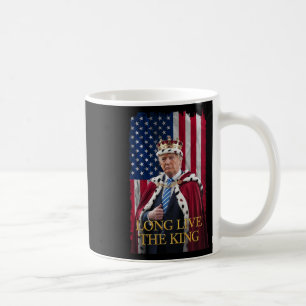 Taza De Café Viva El Rey Vintage Retro Trump Retrato 4t