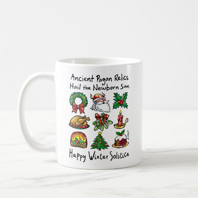 Taza De Café ¡Viva el solsticio de invierno! - (Izquierda)