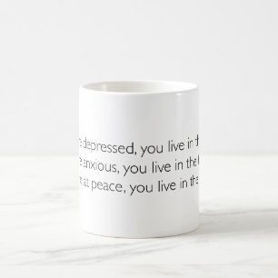 Taza De Café Viva en la actual cita de motivación
