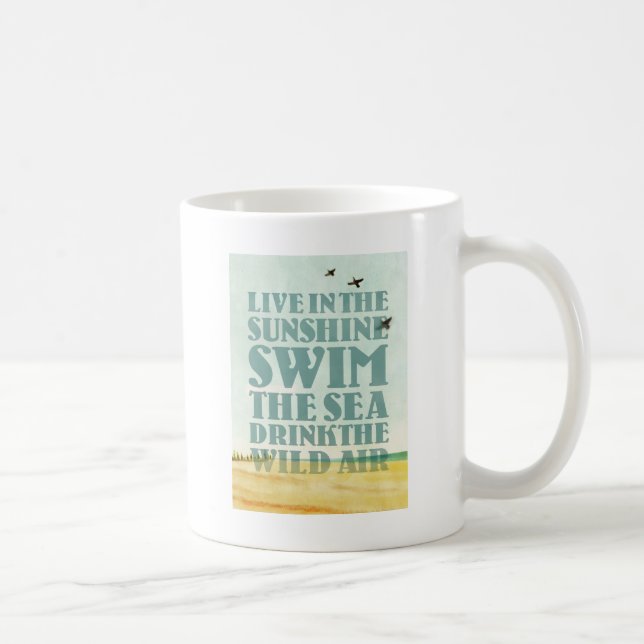 Taza De Café Viva en la sol (Derecha)