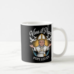 Taza De Café Viva Il Papa Papa León Xiv 1