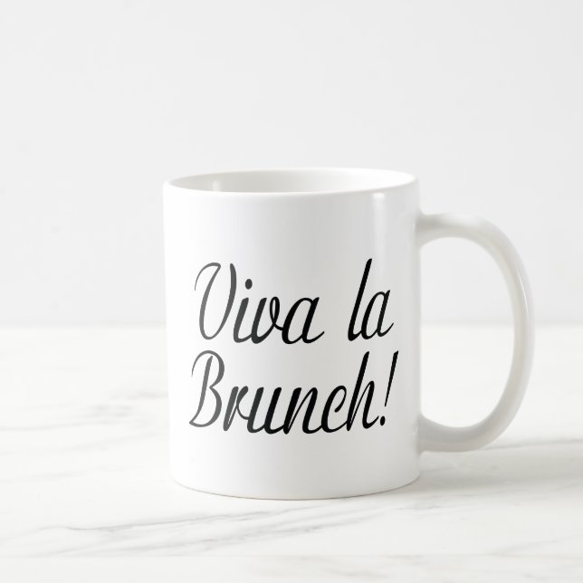 Taza De Café Viva La Brunch (Derecha)