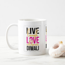Taza De Café Viva la risa, el amor celebra Diwali