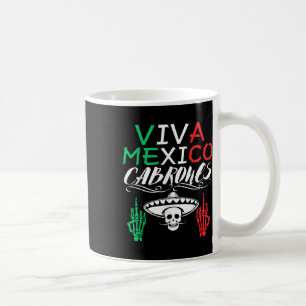 Taza De Café Viva México Cabrones Día de la Independencia Bande