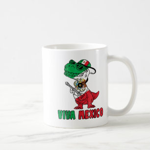 Taza De Café Viva México Día de la Independencia Danza divertid
