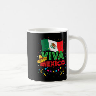 Taza De Café Viva México niños bandera mexicana cinco de mayo