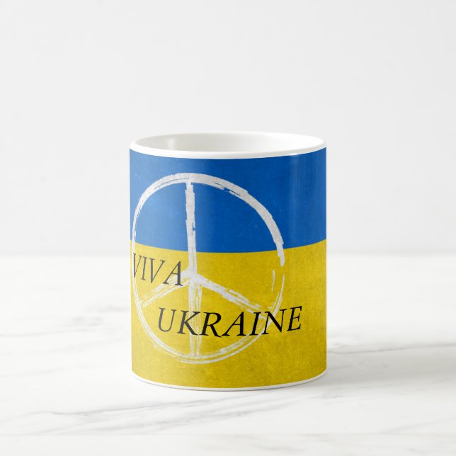 TAZA DE CAFÉ VIVA UKRAINE (Centro)