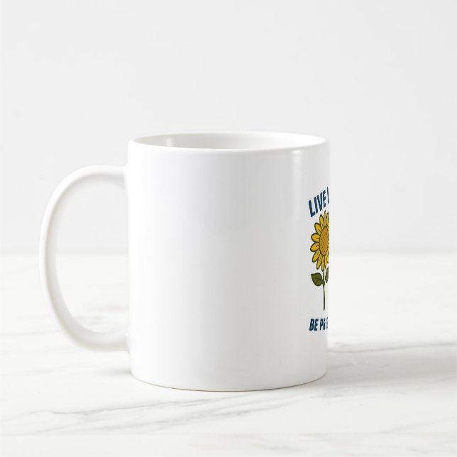 Taza De Café Vive Como un Perro Presente, Sé Feliz (Izquierda)
