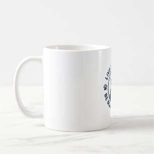 Taza De Café Vive como un perro sé audaz sé valiente