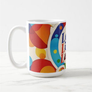 Taza De Café "Vive, ríe, ama incondicionalmente"