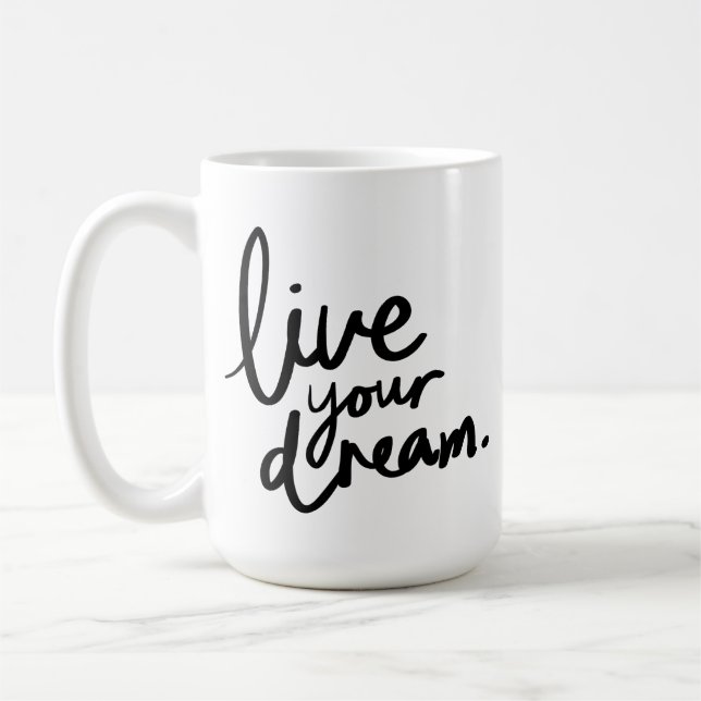 Taza De Café Vive tu sueño  (Izquierda)