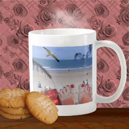TAZA DE CAFÉ VIVE UNA PLAYA