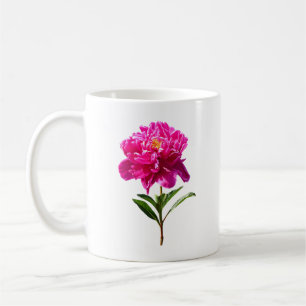 Taza De Café Vivid Pink Peony