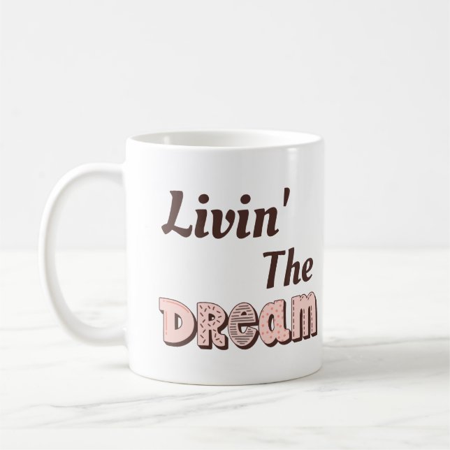 Taza De Café Viviendo el sueño (Izquierda)