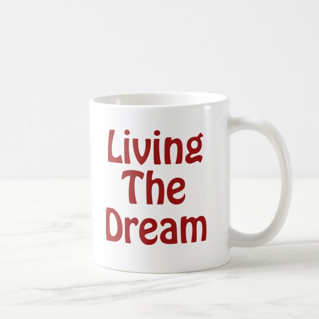 Taza De Café Viviendo el sueño (Derecha)