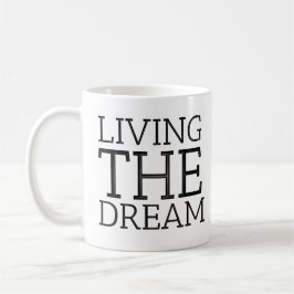 Taza De Café Viviendo la idea única ideal de los regalos
