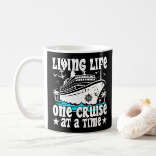 Taza De Café Viviendo la Vida un Crucero a la Vez Familia en Cr
