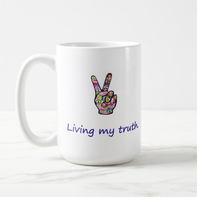 Taza De Café Viviendo mi verdad (Izquierda)