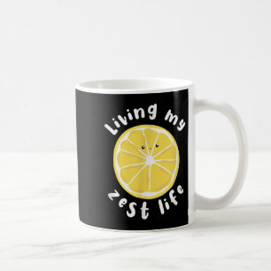 Taza De Café Viviendo mi vida más graciosa cita positiva