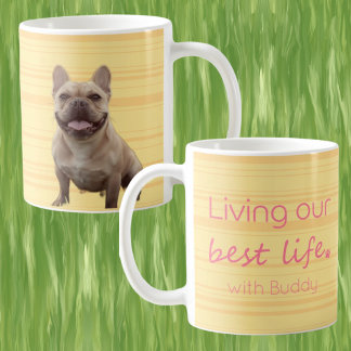 Taza De Café Viviendo Nuestra Mejor Vida Foto Personalizada de