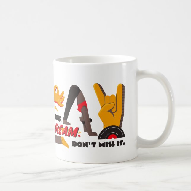 Taza De Café Viviendo tu sueño Max Mug (Derecha)