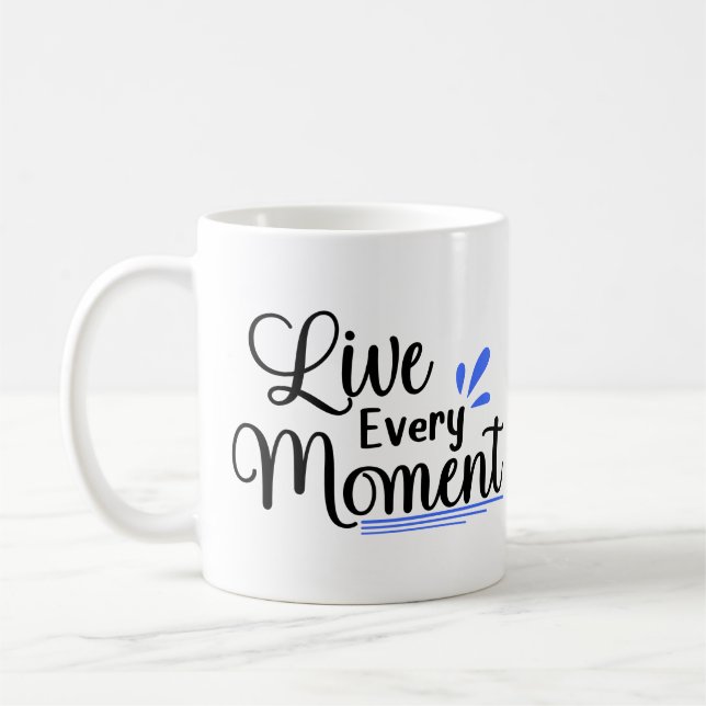 Taza De Café Vivir cada momento (Izquierda)
