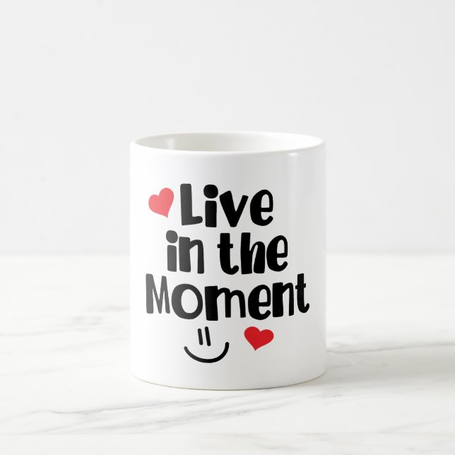 Taza De Café Vivir en el momento (Centro)