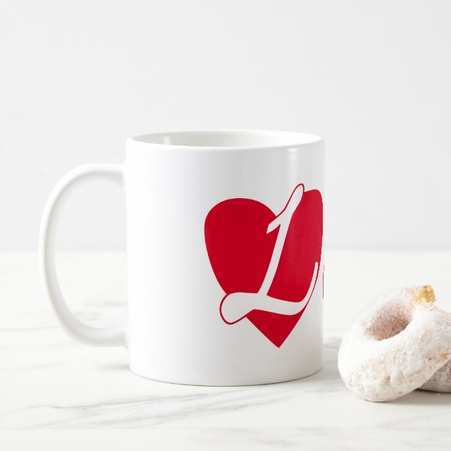 Taza De Café Vivir enamorado (Con donut)