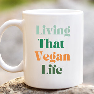 Taza De Café Vivir esa bruja de la vida vegan