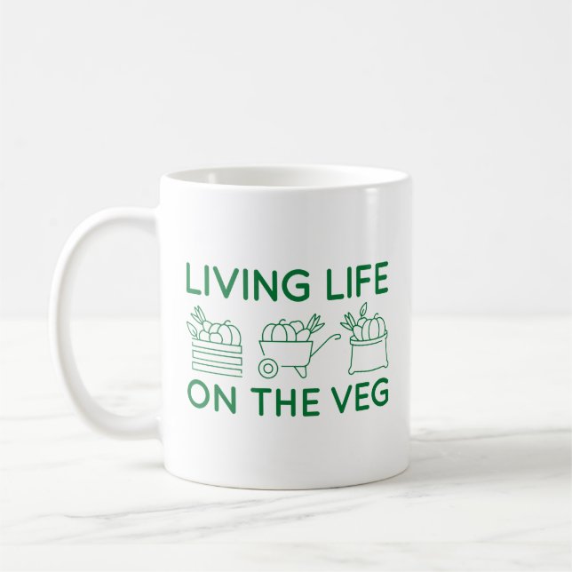 Taza De Café Vivir La Vida En La Vega (Izquierda)