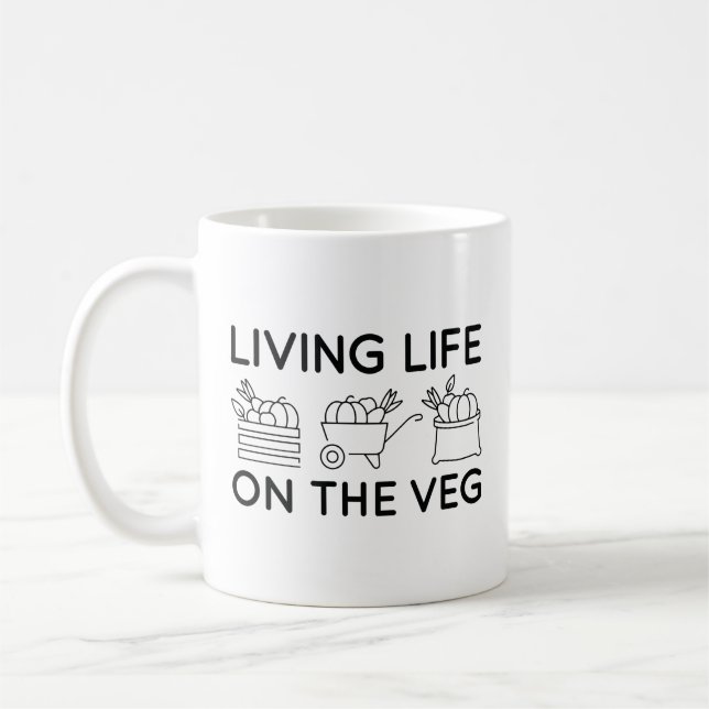 Taza De Café Vivir La Vida En La Vega (Izquierda)