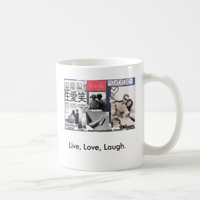 Taza De Café Vivo, amor, risa (Derecha)