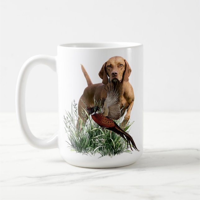 Taza De Café Vizsla, Arte (Izquierda)