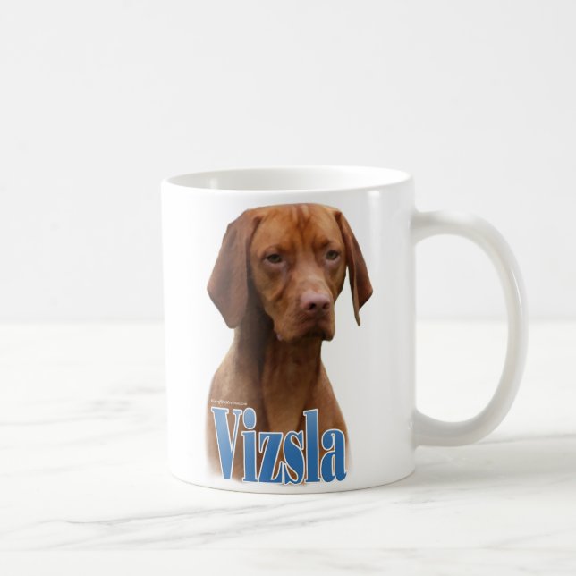 Taza De Café Vizsla; Raza de perro de Vizsla; Perro de Vizsla;  (Derecha)