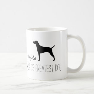 Taza De Café Vizsla Silhouette: El perro más grande del mundo
