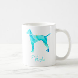 Taza De Café Vizsla Watercolor Design