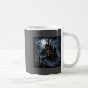 Taza De Café Vlad El Empalador Arte Oscuro Castillo Medieval