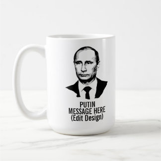 TAZA DE CAFÉ VLADIMIR PUTIN PERSONALIZADO