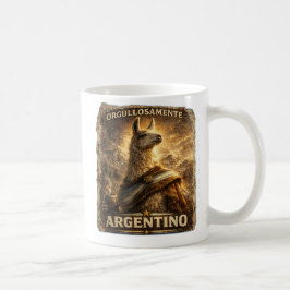 Taza De Café VLLC Orgullosamente Argentino Llama Mate Patriotic