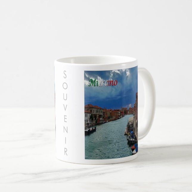 Taza De Café VNT055 VENECIA, MURANO, Véneto, Italia, (Anverso derecho)