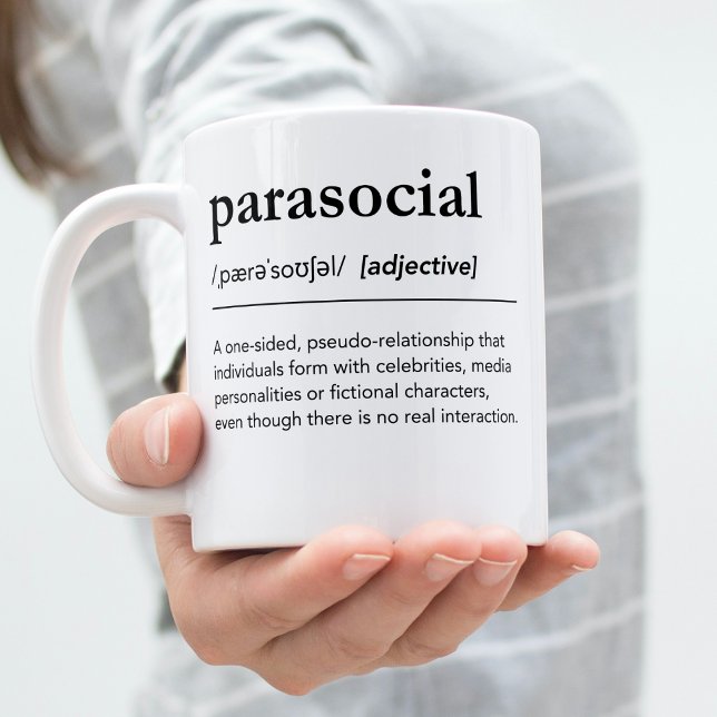 Taza De Café Vocabulario de la Relación Parasocial GenZ (Subido por el creador)