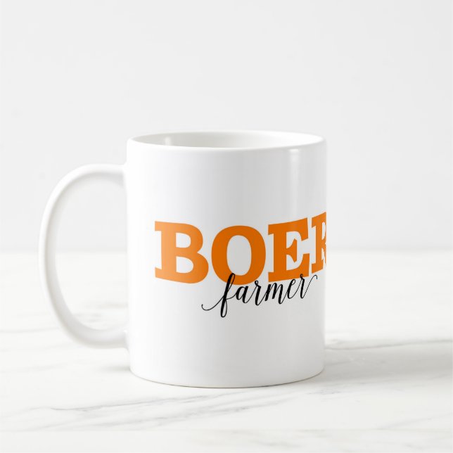 Taza De Café Vocabulario holandés de la palabra del Boer/del (Izquierda)