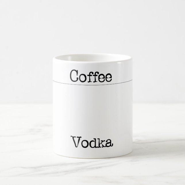 Taza De Café vodka del coffe (Centro)