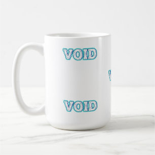 Taza De Café VOID//AGRIETADO: Entrar en el Abismo Eléctrico