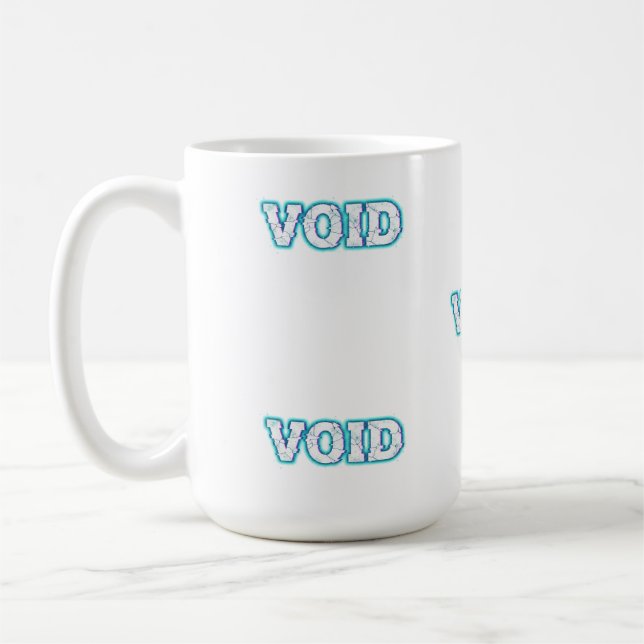 Taza De Café VOID//CRACKED: Enter the Electric Abyss (Izquierda)