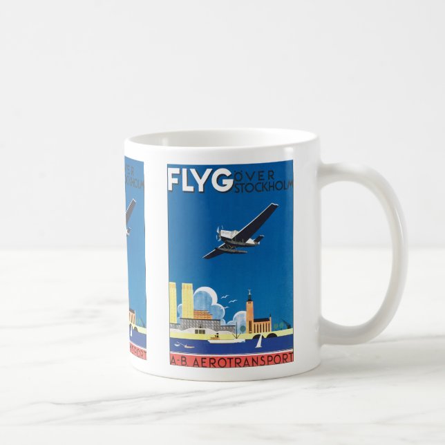 Taza De Café Volando por Estocolmo (Derecha)